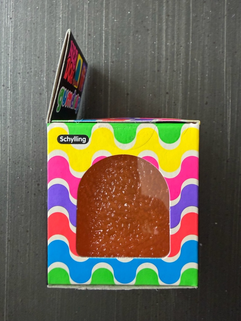 NeeDoh Gumdrop Super Solid Squish! Orange Sensory Toy - Picture 2 of 3
